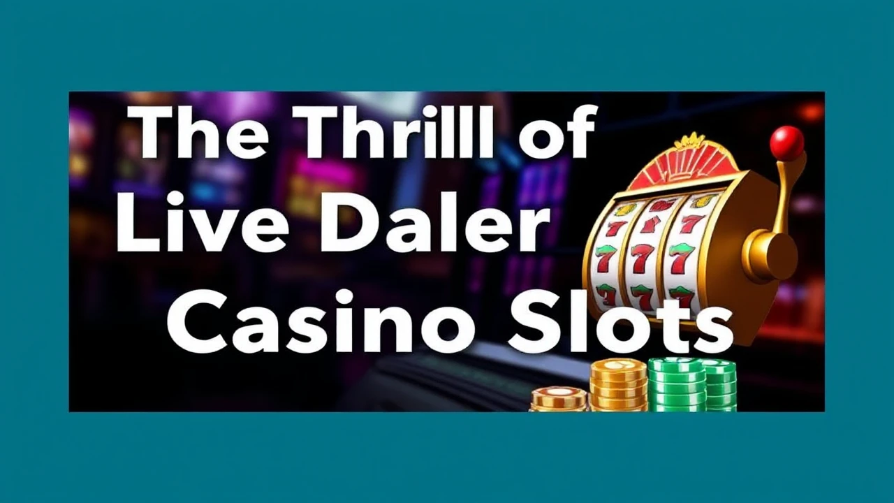 The Thrill of Live Dealer Casino Slots
