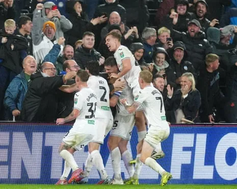 Pain for Forest's Manager as Swansea Shock Nottingham Forest with Dramatic Comeback